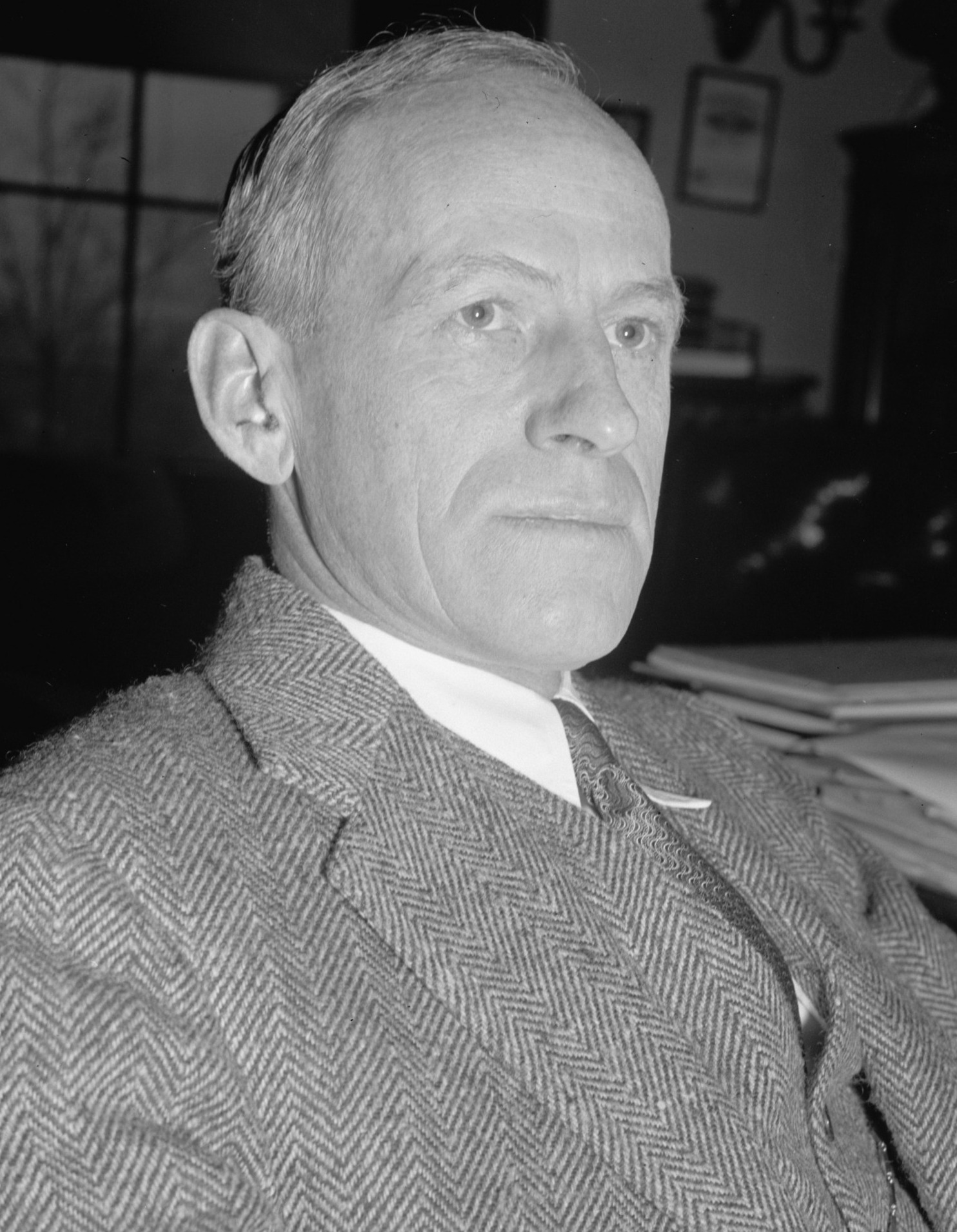 Senator Millard E. Tydings of Maryland, c. 1938. Library of Congress / Harris and Ewing. Public domain.
