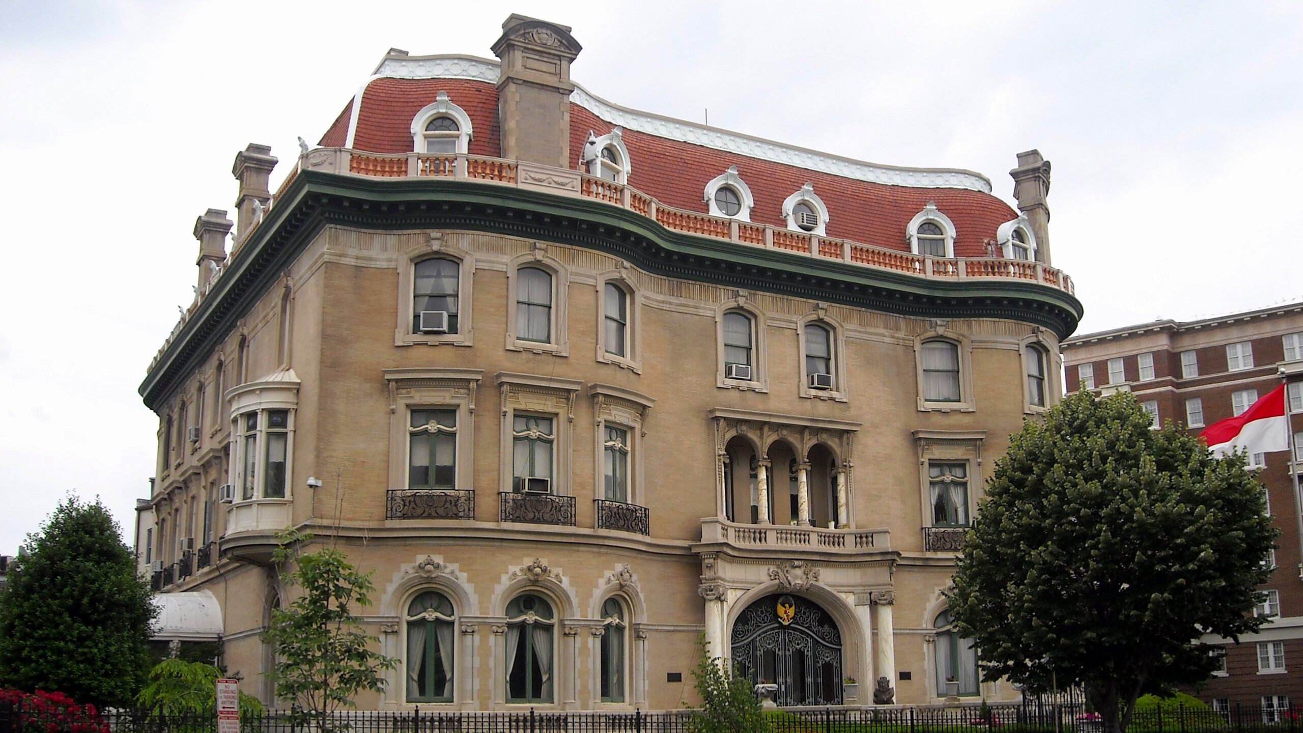 The Walsh-McLean House at 2020 Massachusetts Avenue NW in Washington, DC.