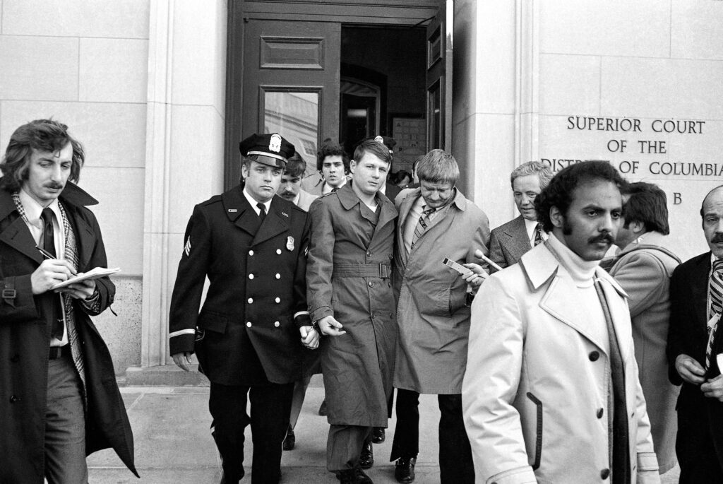 Pfc. Robert Preston leaves D.C. Superior Court on February 18, 1974 after the helicopter incident