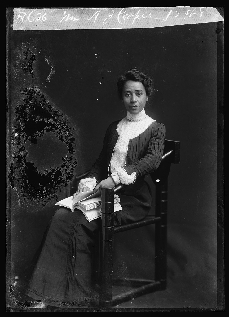 Mrs A J Cooper portrait, Anna Julia Cooper around 1901
