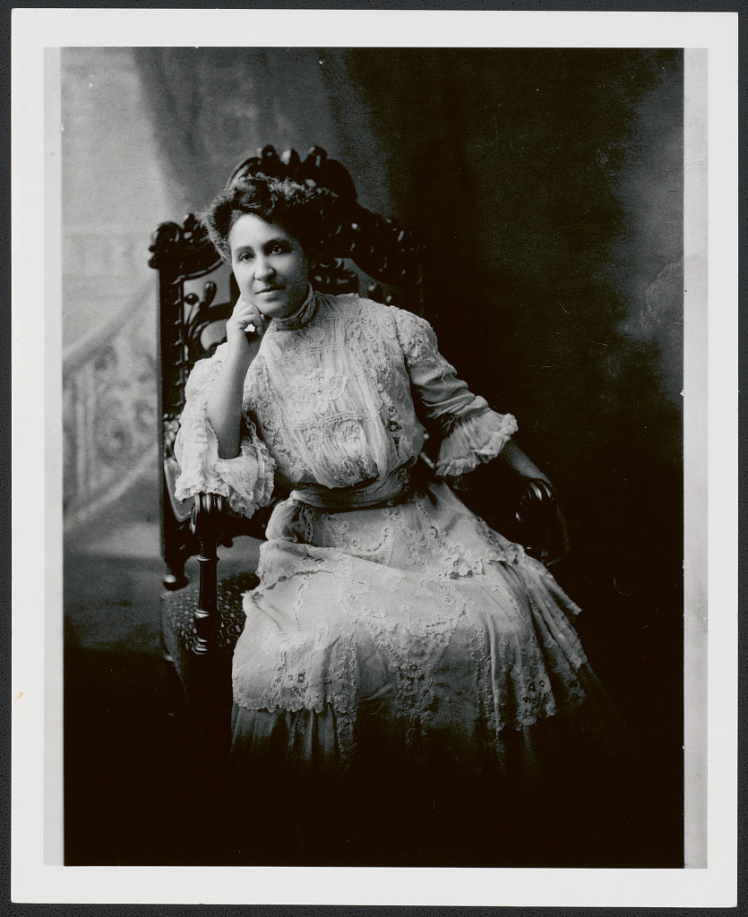 Mary Church Terrell three-quarter length portrait seated