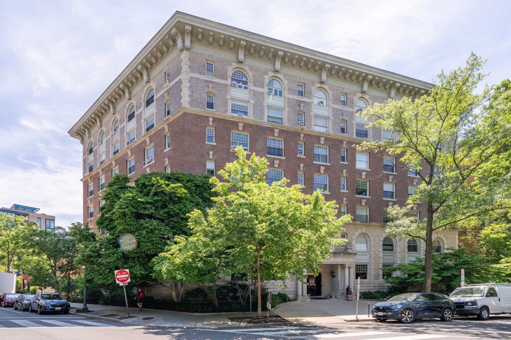 The Northumberland apartment building at 2039 New Hampshire Avenue NW today