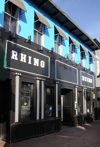 Rhino Bar Georgetown two story exterior signage 3295 M Street NW