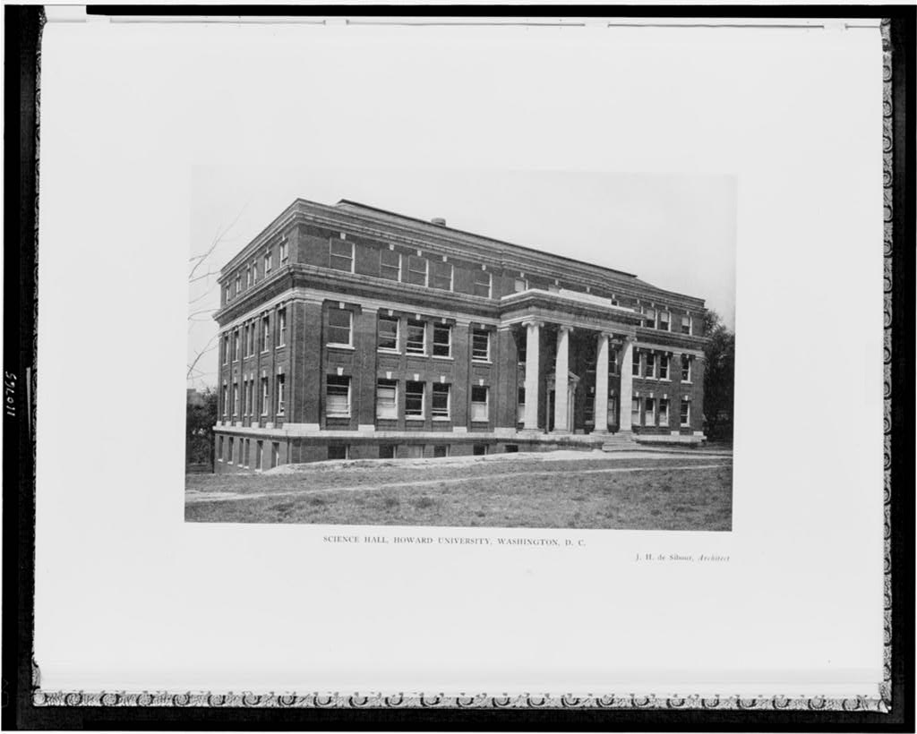 Science Hall at Howard University, 1923.