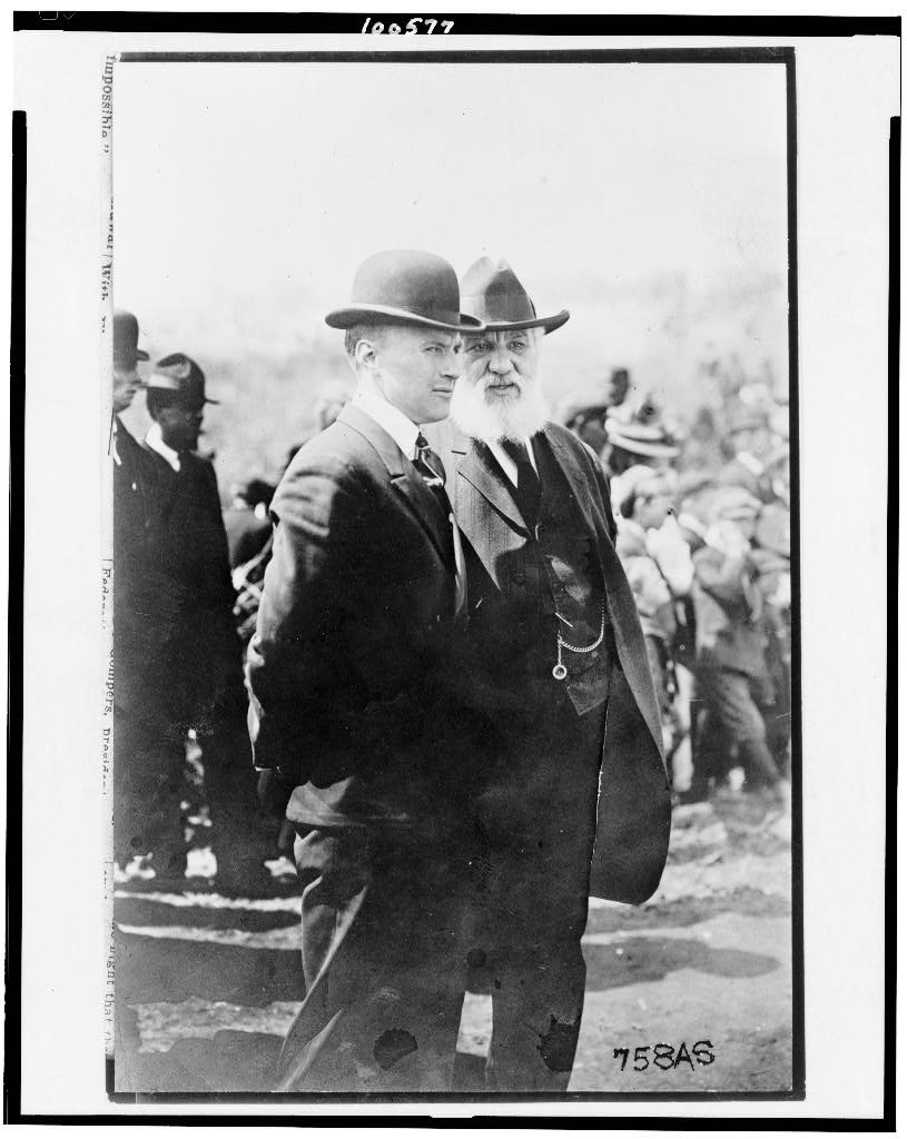 Lt. Thomas E. Selfridge and Dr. Alexander Graham Bell, members of the Aerial Experiment Association
