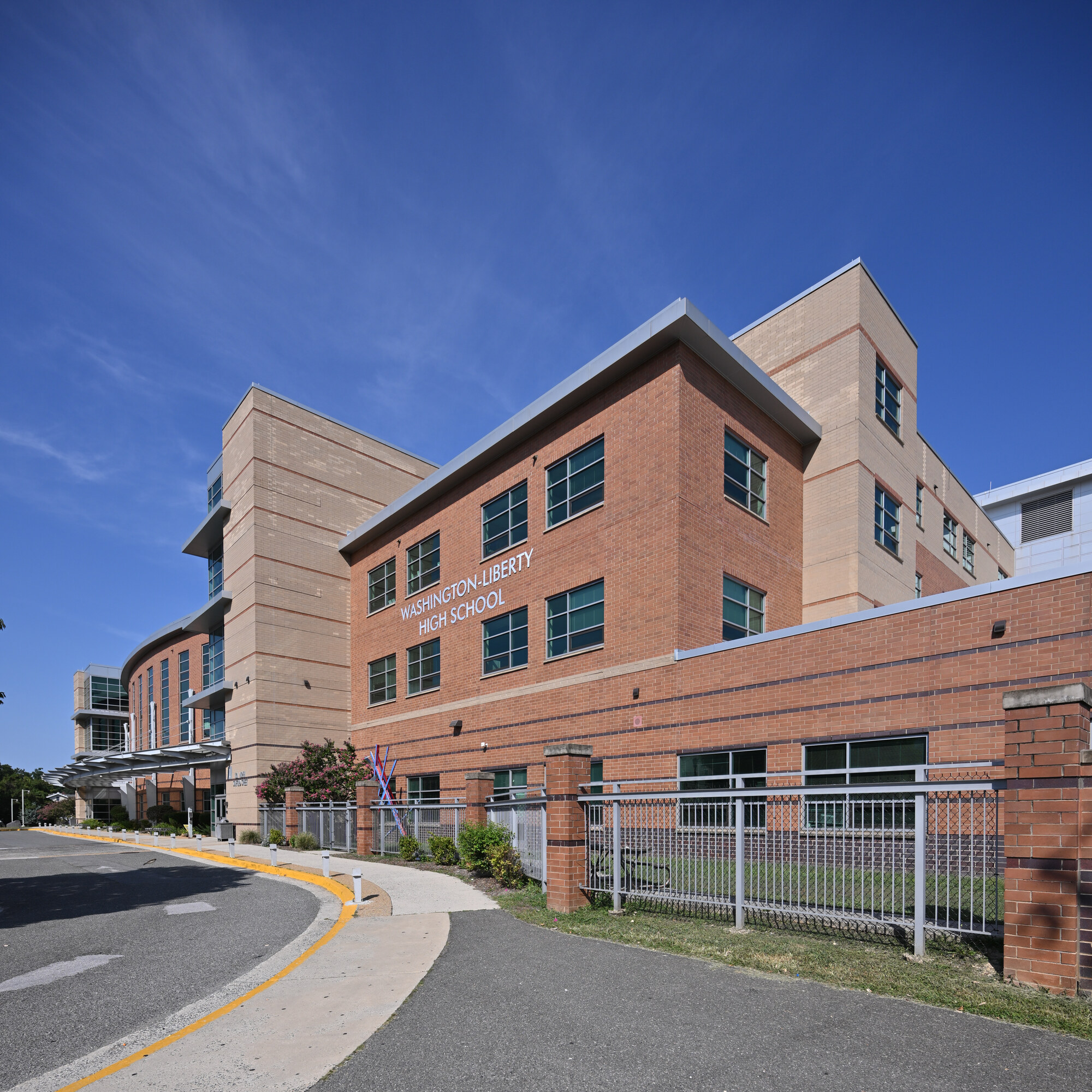 Washington-Liberty High School in Arlington, Virginia, photographed in 2024.