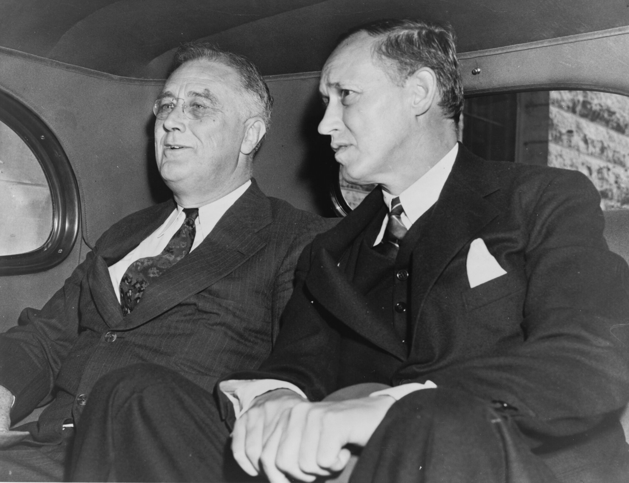 President Franklin D. Roosevelt and Harry Hopkins, September 1938
