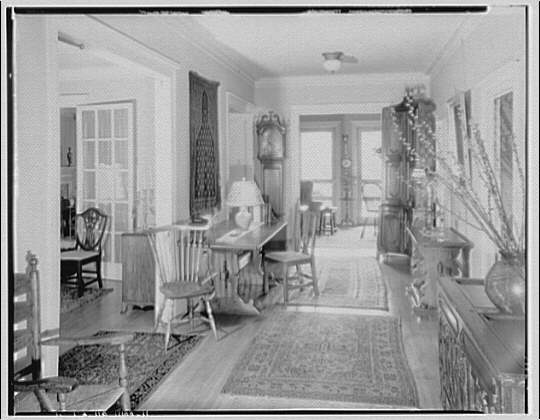 Interior foyer of a Meridian Mansions apartment