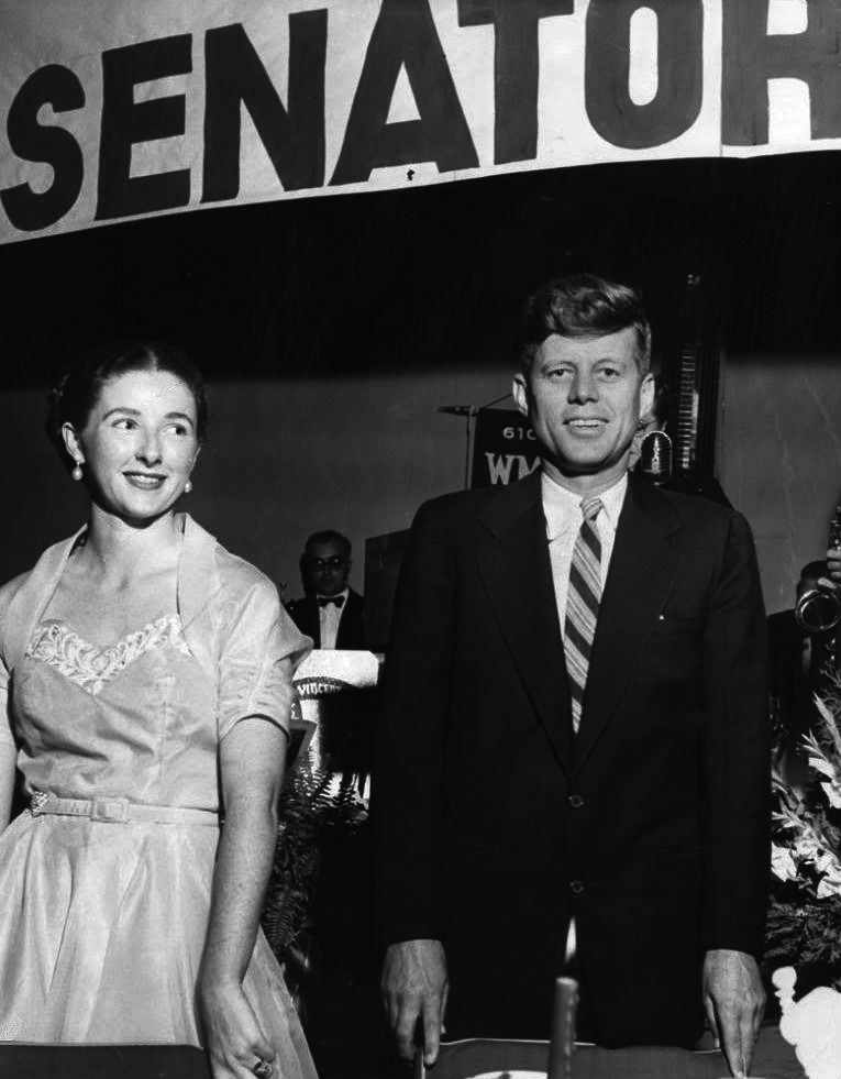 Senator John F. Kennedy of Massachusetts in October 1953, a few months after marrying Jacqueline Bouvier
