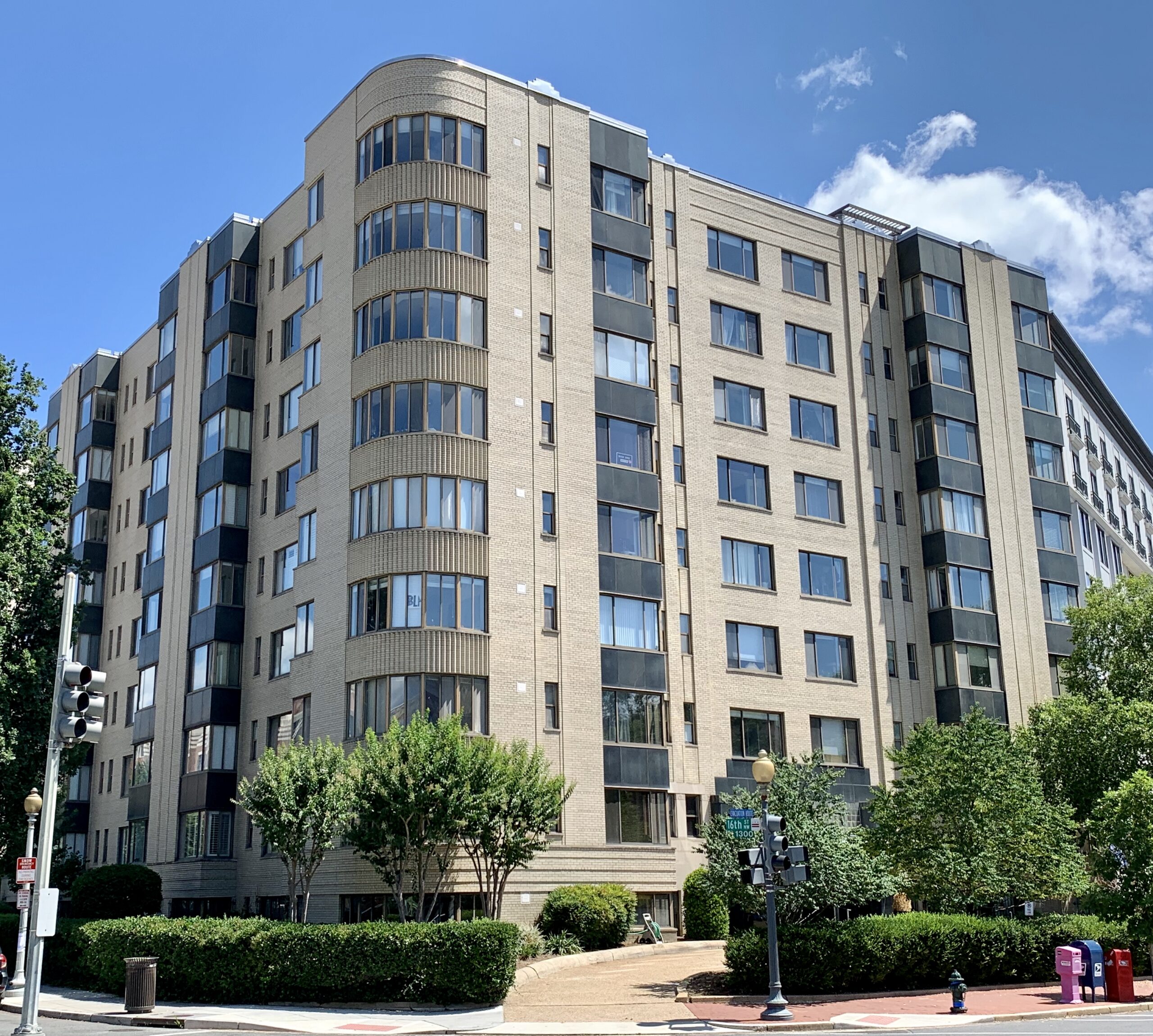 The General Scott apartment building at 1 Scott Circle NW, Washington DC