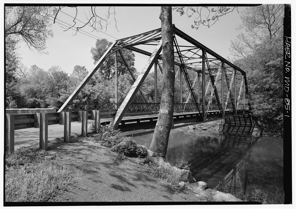 Governor's Bridge, a 1912 truss bridge over the Patuxent River near Bowie, Maryland