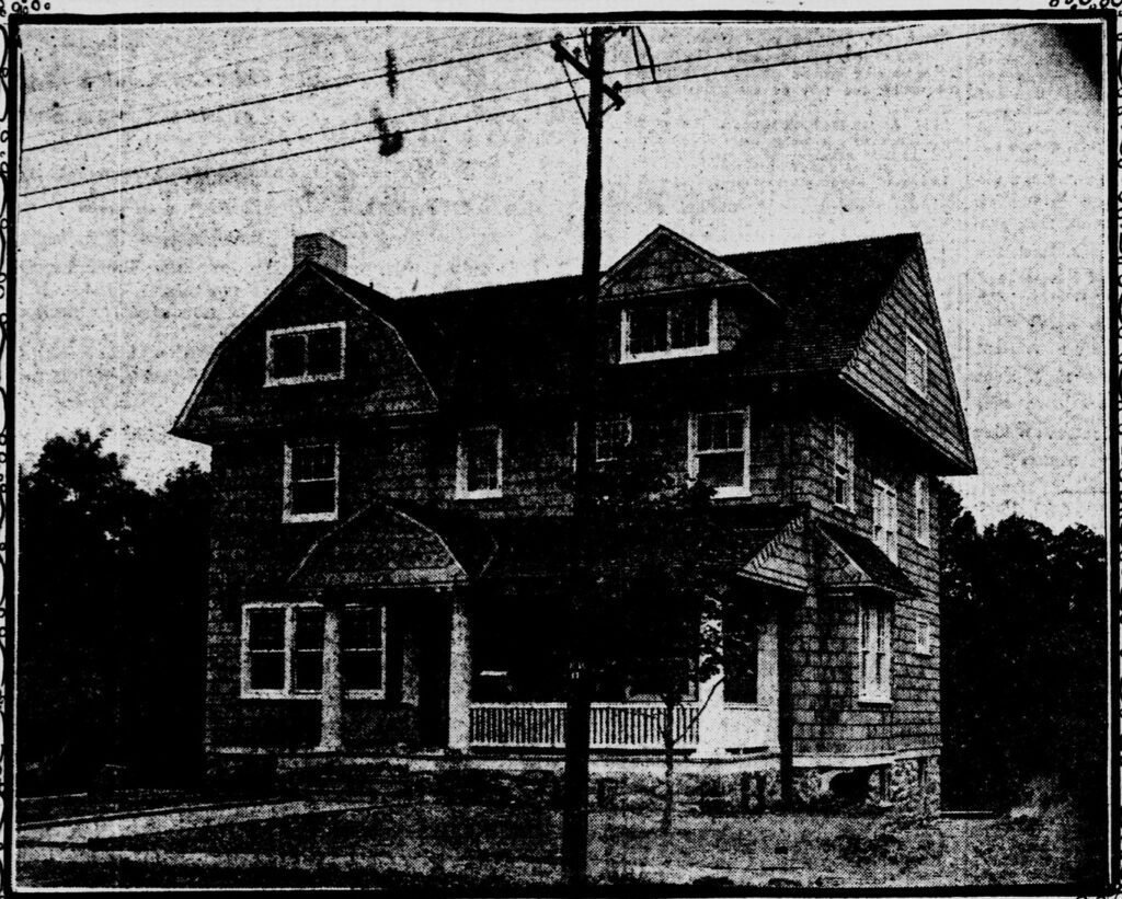 The shingled home of Mrs. C. D. Willis at 3312 Newark Street, Cleveland Park, Evening Star, August 29, 1908