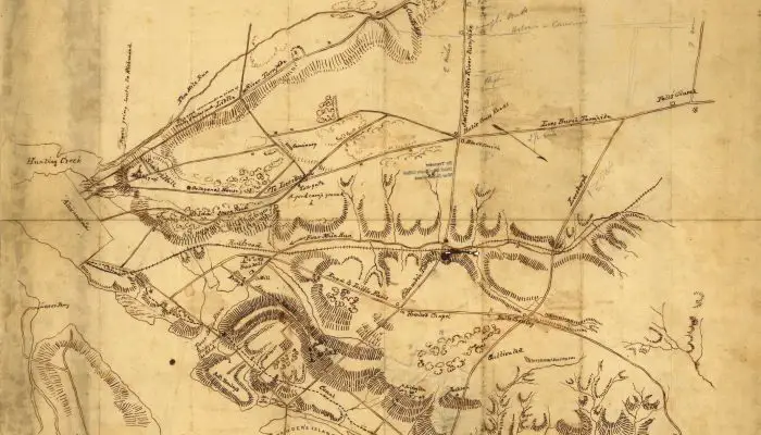 Exploring the 1861 Civil War Map of Arlington by Benjamin Church