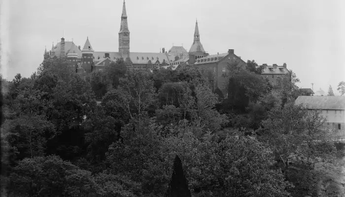 Georgetown University from observatory (Library of Congress)