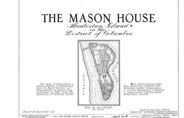 The Mason House on Analoston Island - 1903