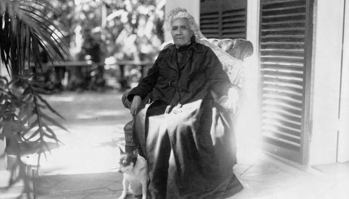 Queen Liliuokalani, last royal ruler of Hawaii (1917)