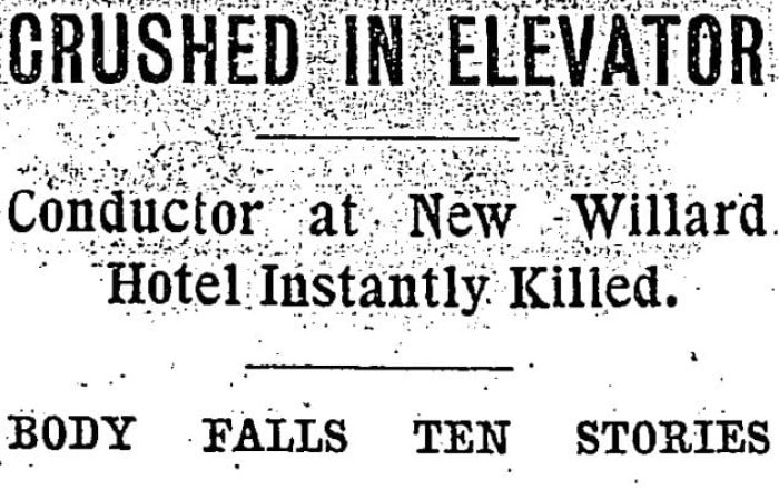 Edward M. Fossler article headline in Washington Post on August 15th, 1903