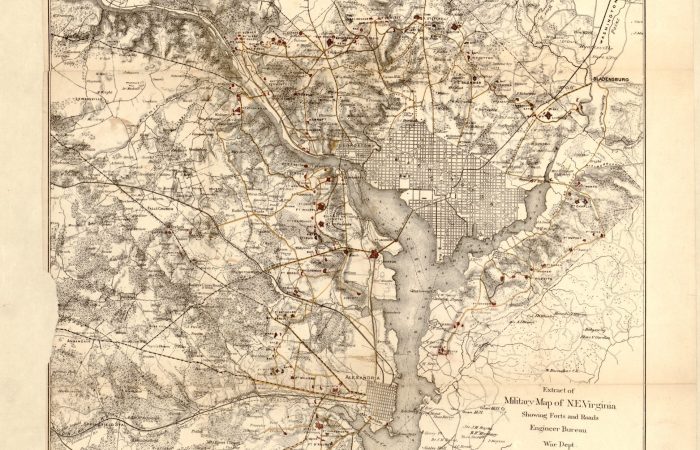 Exploring the 1865 Civil War Map of Washington, D.C.