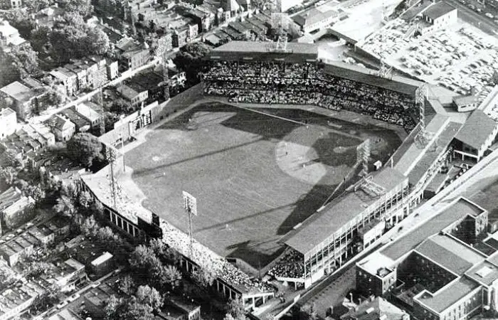 Griffith Stadium from the air in 1960 (Wikipedia)