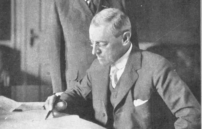 Woodrow Wilson in White House