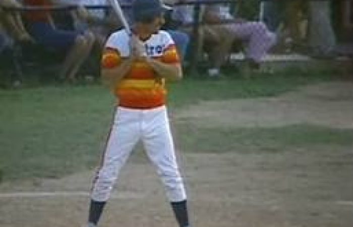 Ron Paul stars in Astros rainbow uniform at '76 Congressional ballgame