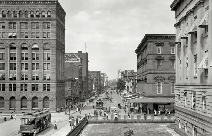 A Look Back at F Street NW in Washington, D.C. circa 1908